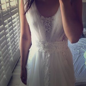 White gown